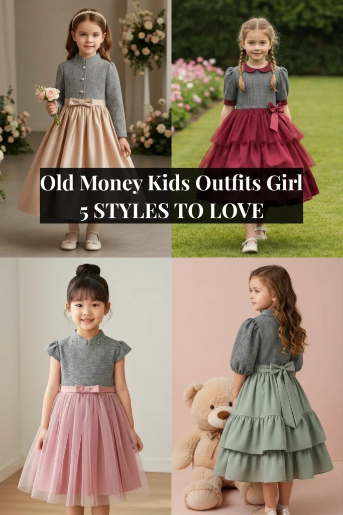 Old Money Kids Outfits Girl