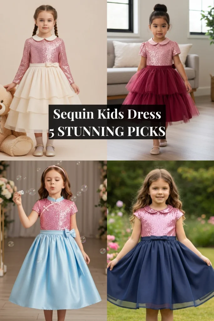 Sequin Kids Dress
