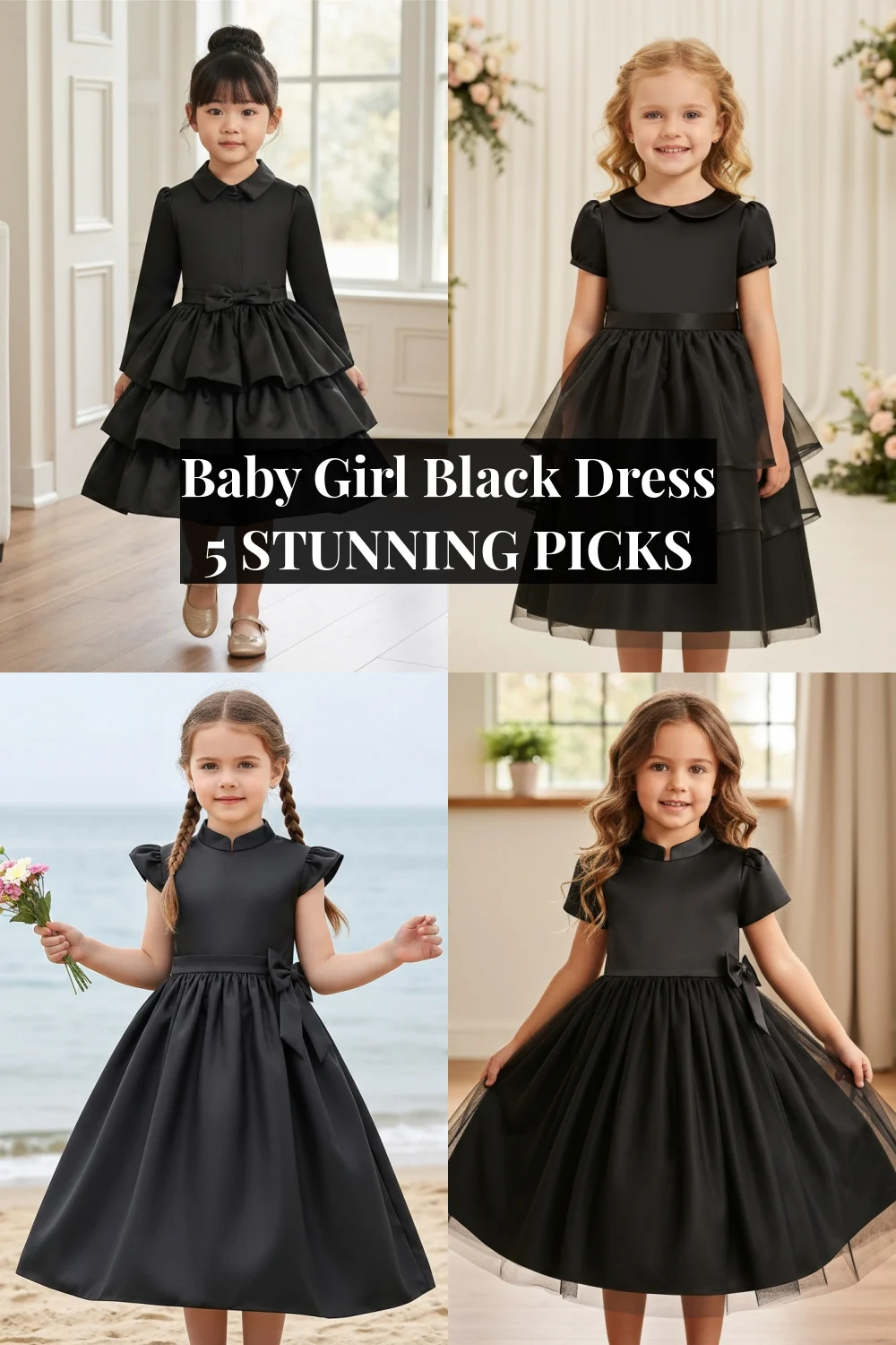 Baby Girl Black Dress