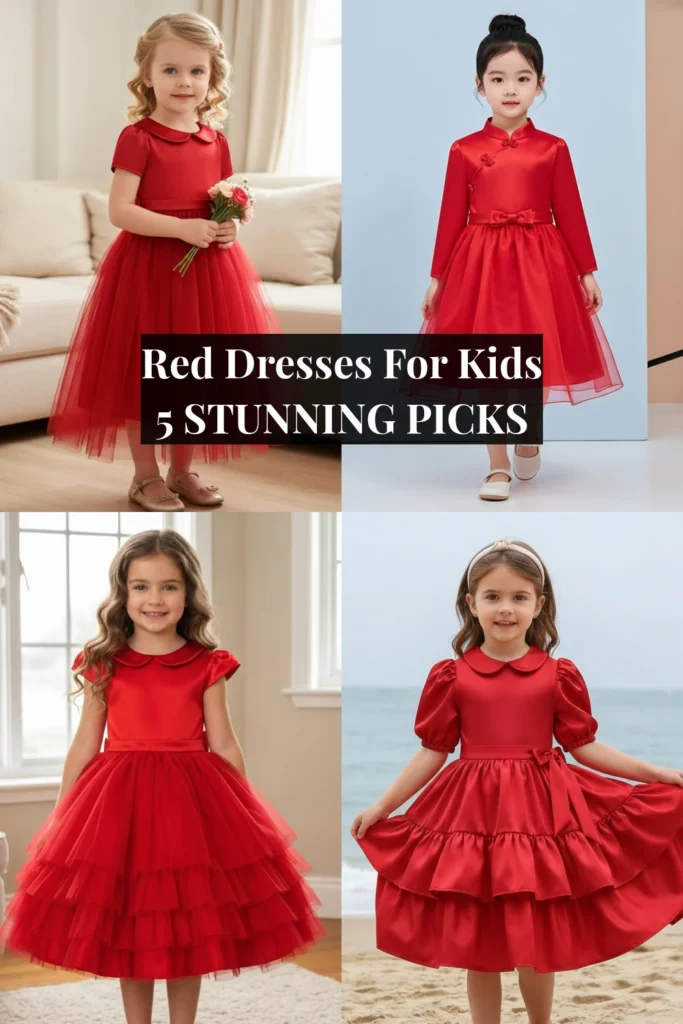Red Dresses For Kids