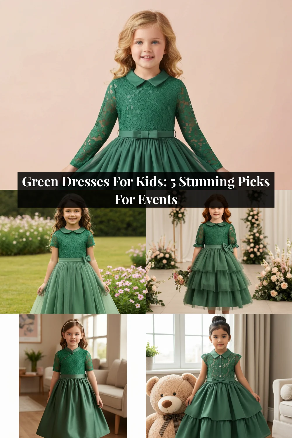 Green Dresses For Kids