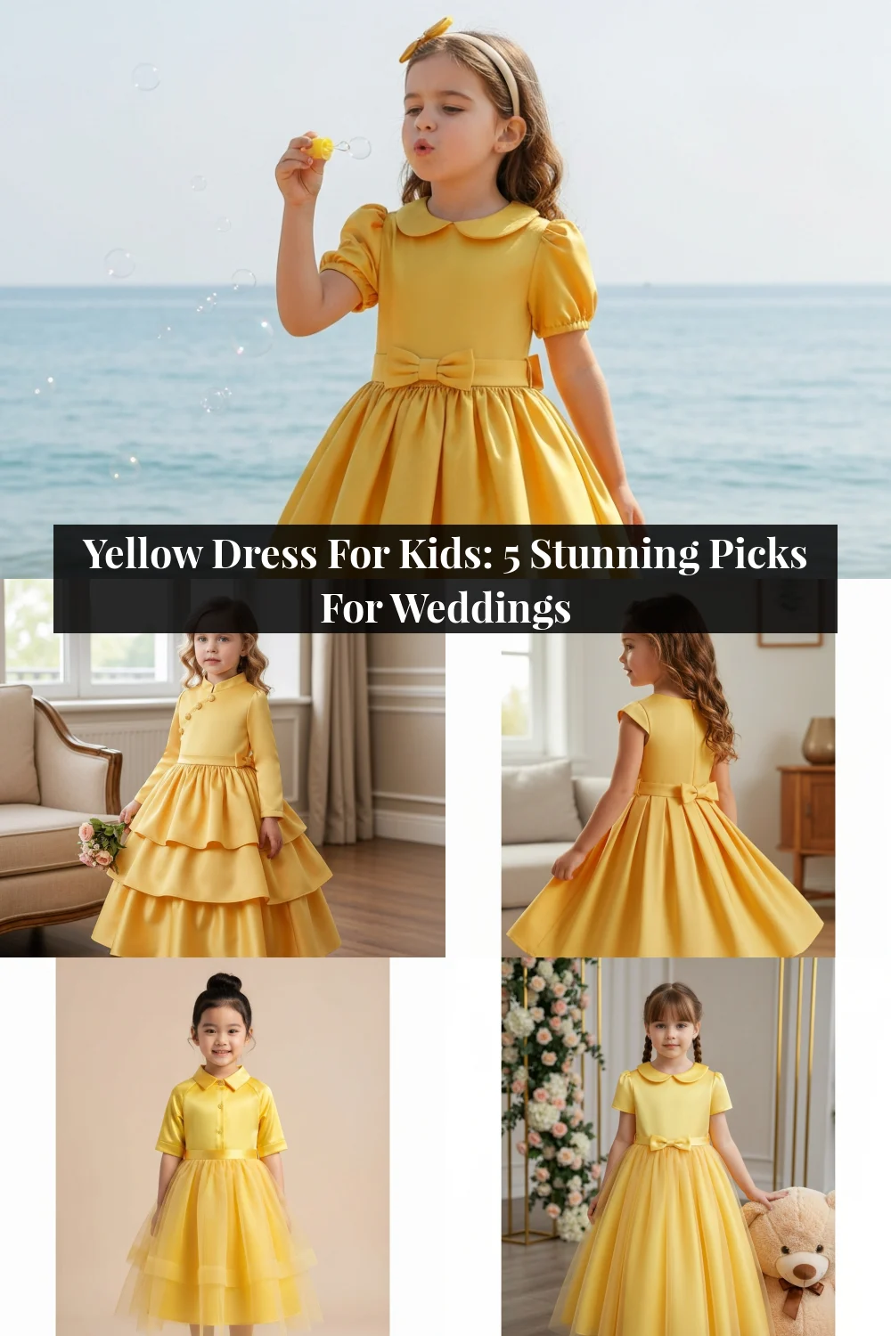 Yellow Dress For Kids