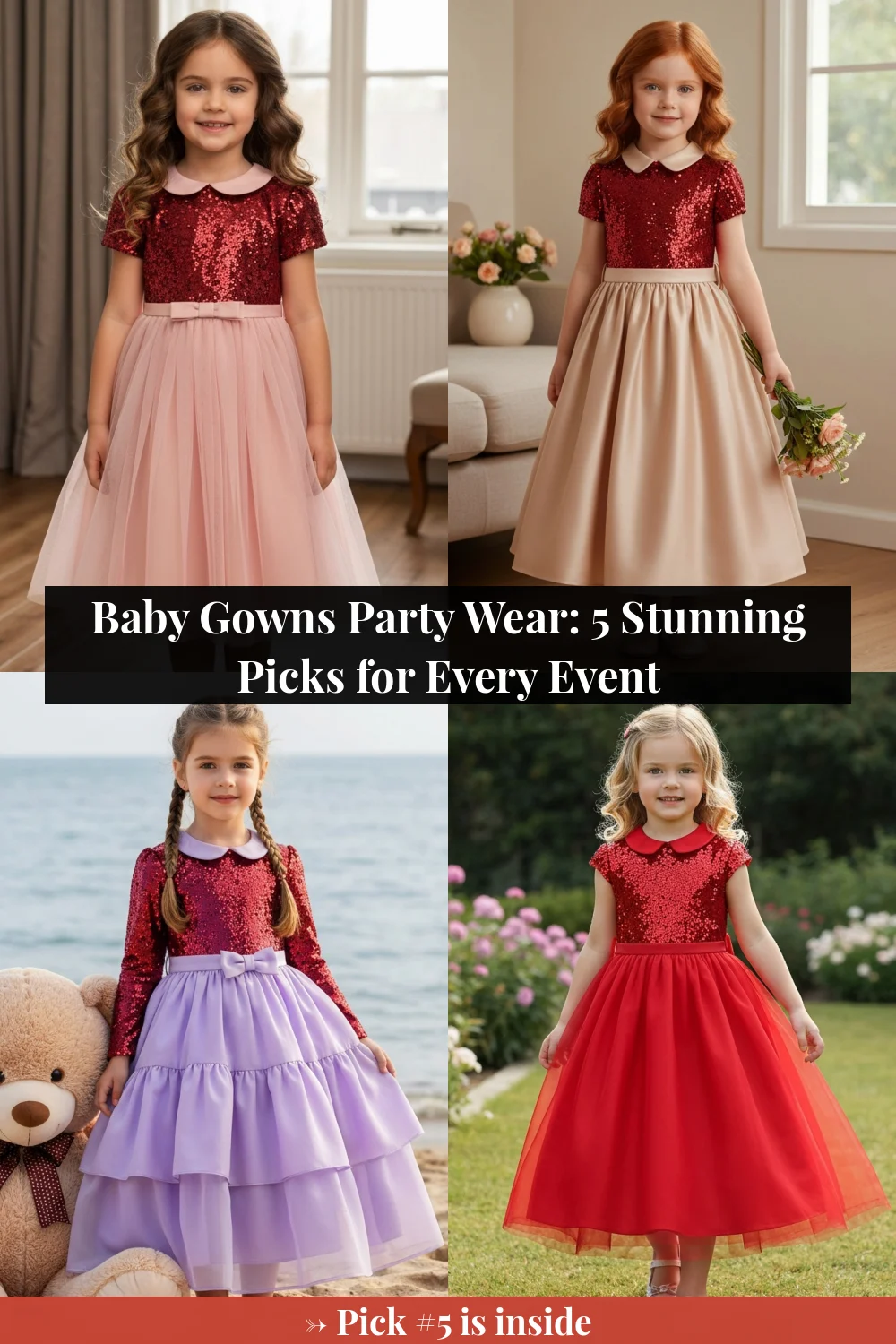 Baby Gowns Party Wear