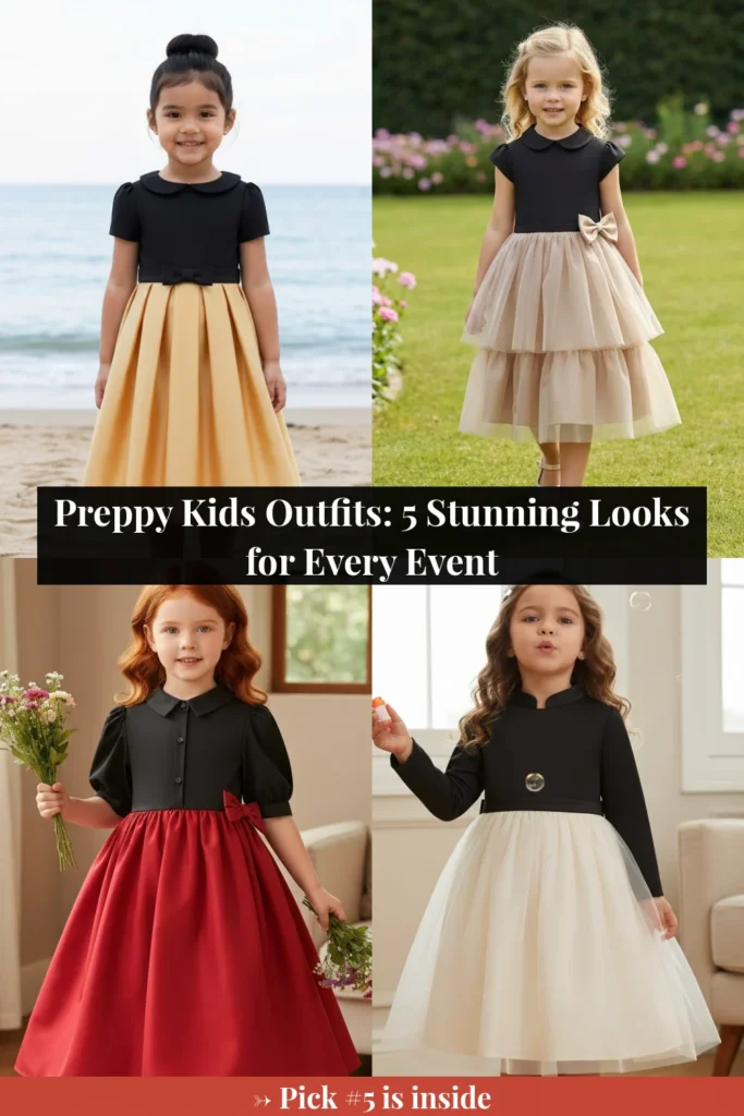 Preppy Kids Outfits