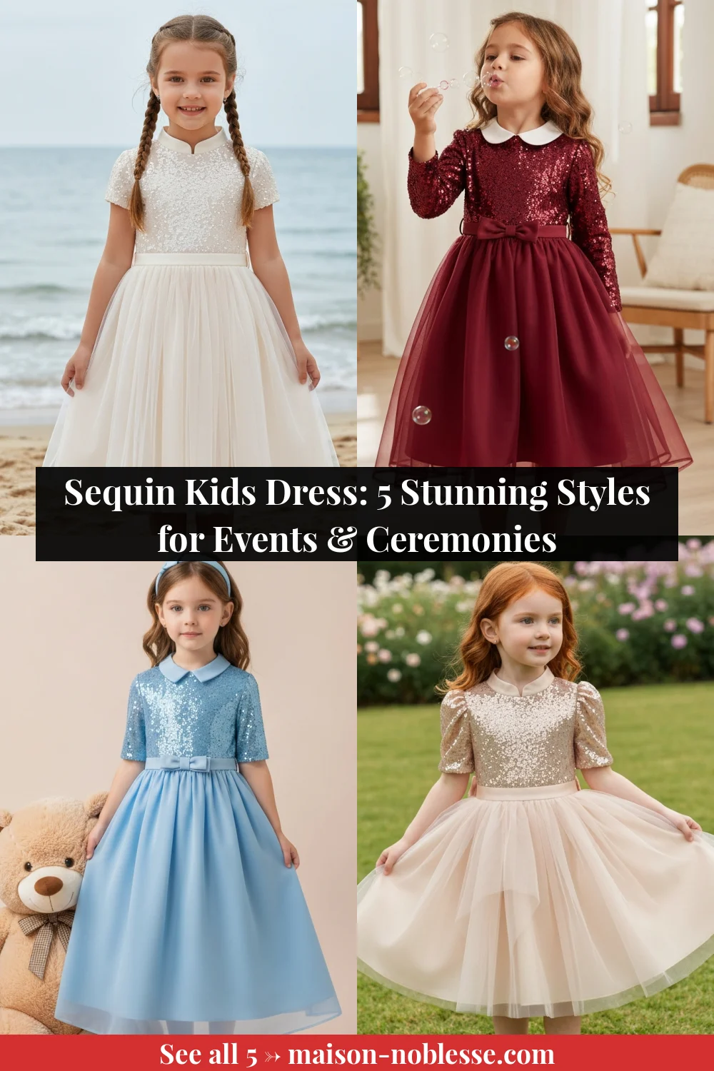 Sequin Kids Dress