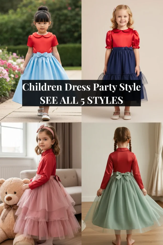 Children Dress Party Style