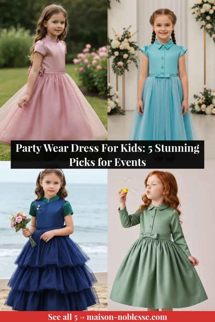 Party Wear Dress For Kids
