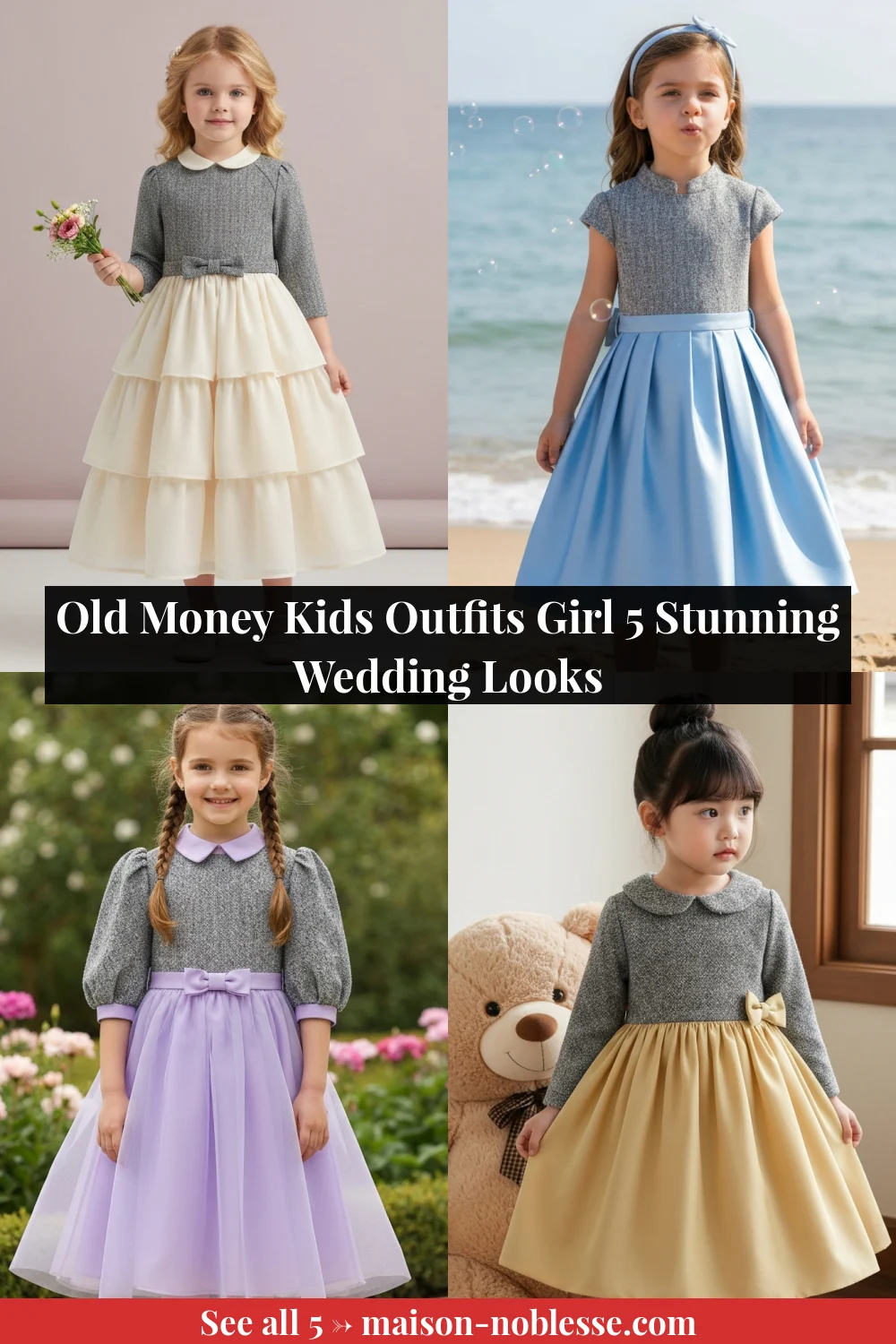 Old Money Kids Outfits Girl