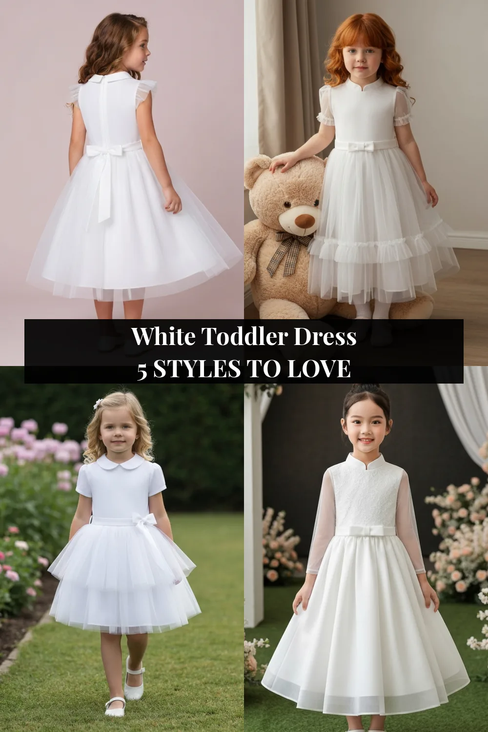 White Toddler Dress