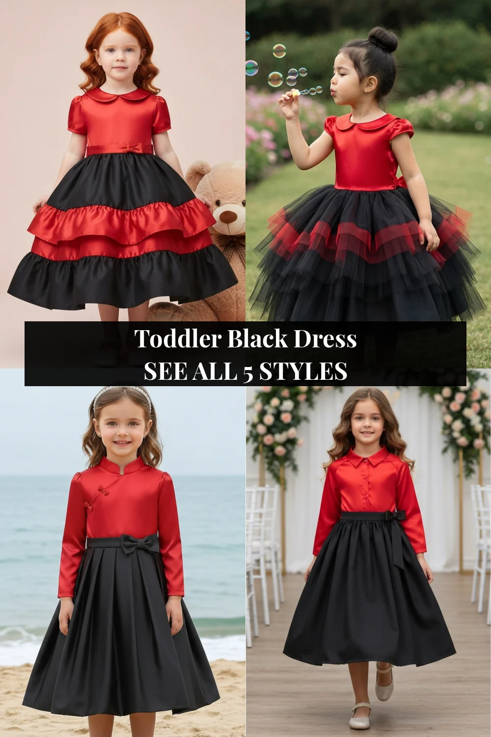 Toddler Black Dress