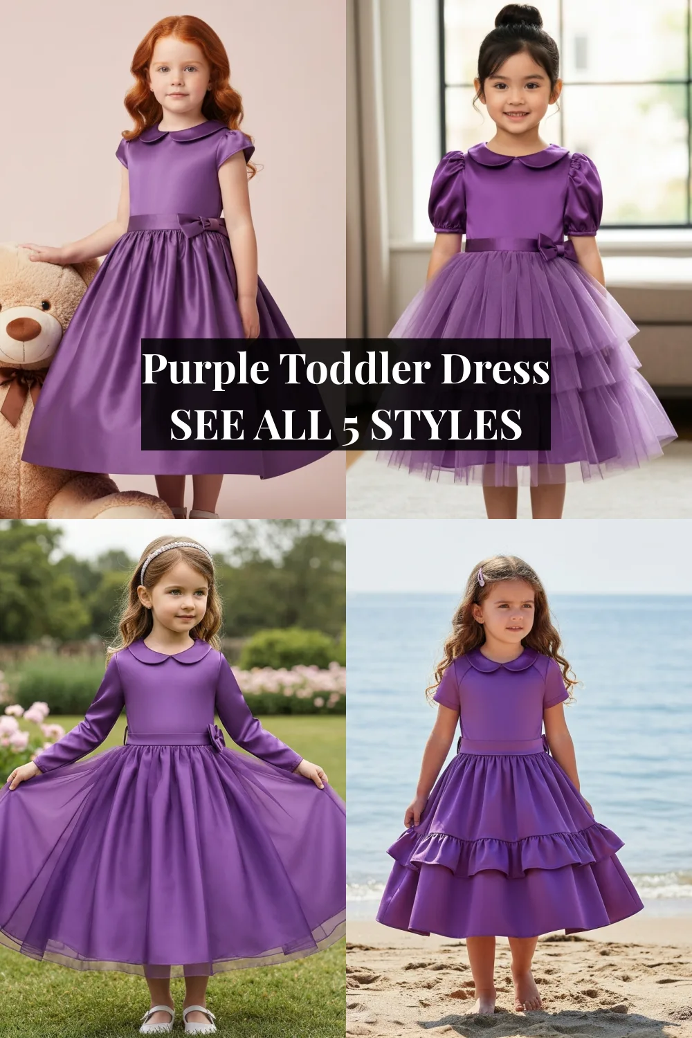 Purple Toddler Dress