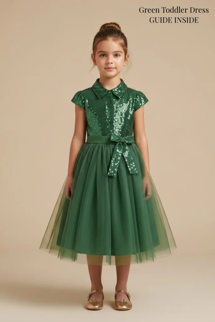 Green Toddler Dress
