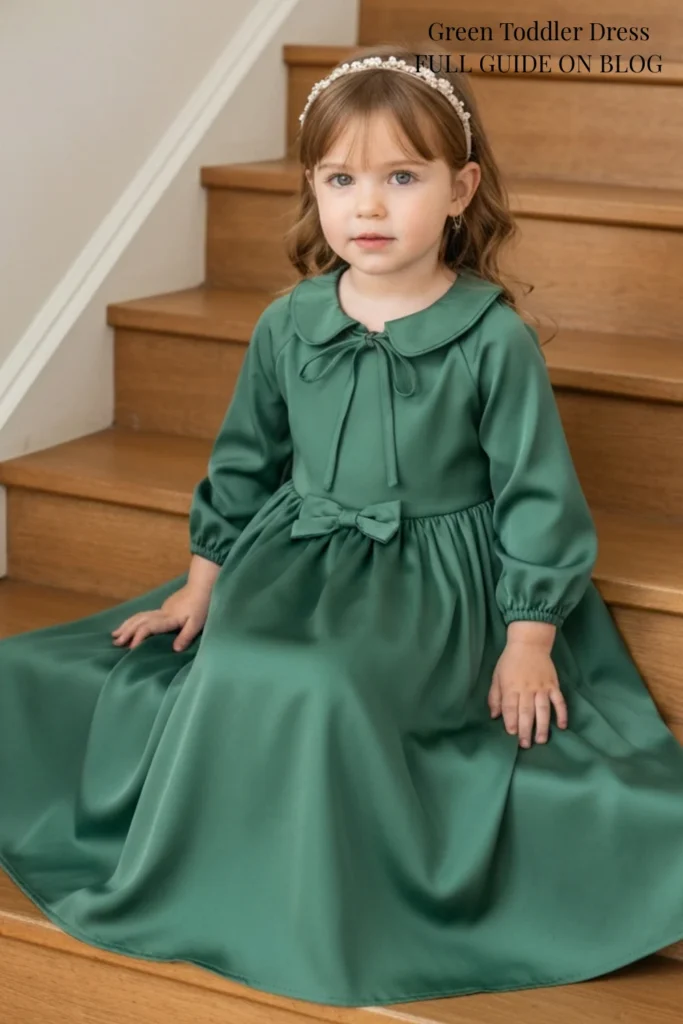Green Toddler Dress