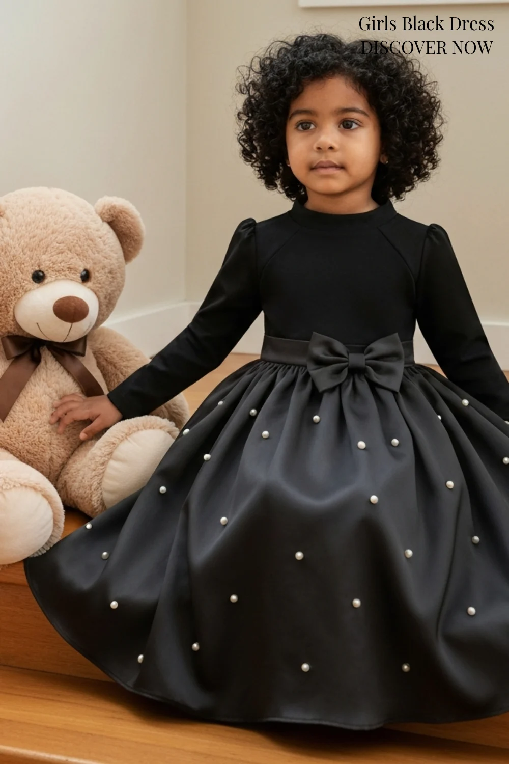 Girls Black Dress