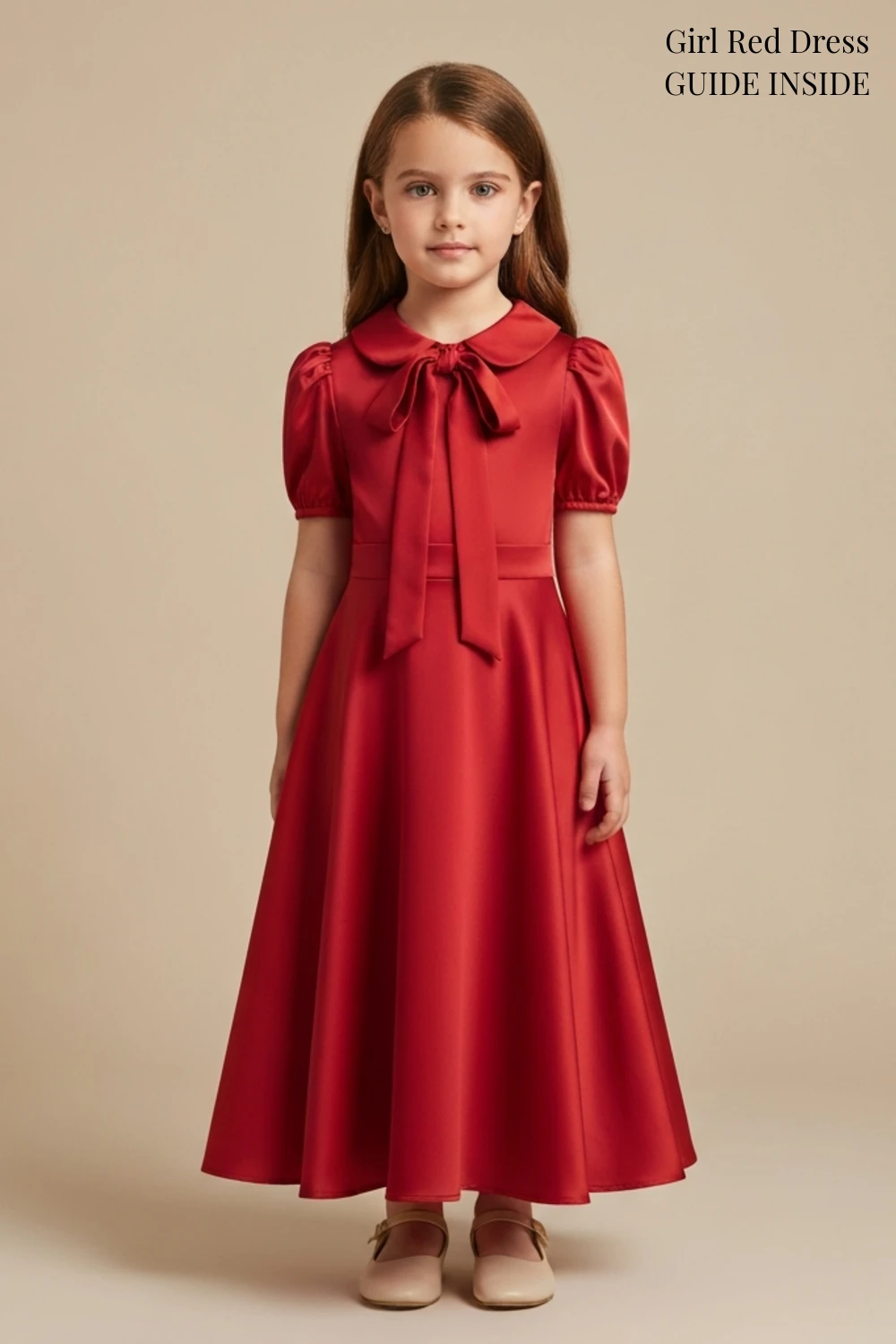 Girl Red Dress