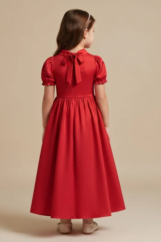 Girls Red Dress