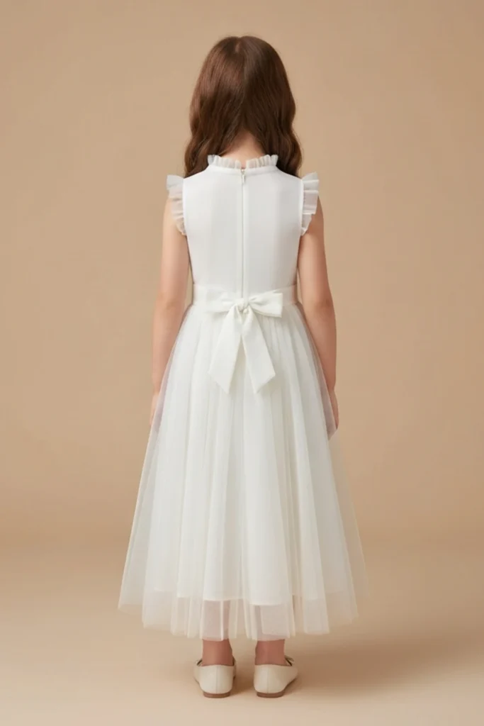 Toddler White Dress