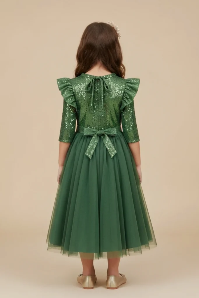 Green Dress Kids