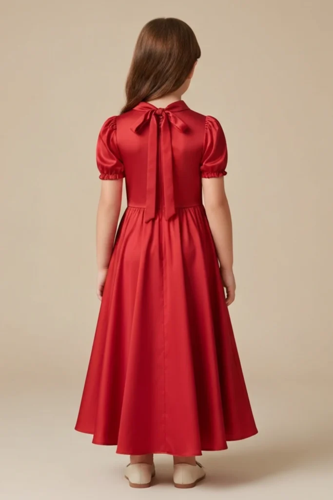 Girl Red Dress