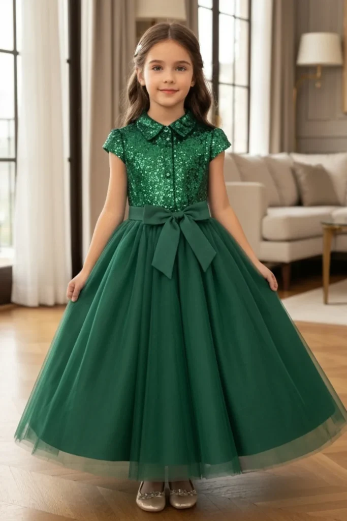 Green Toddler Dress