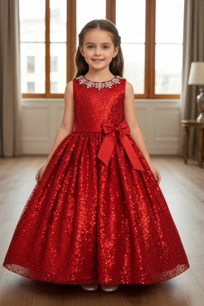 Red Toddler Dress