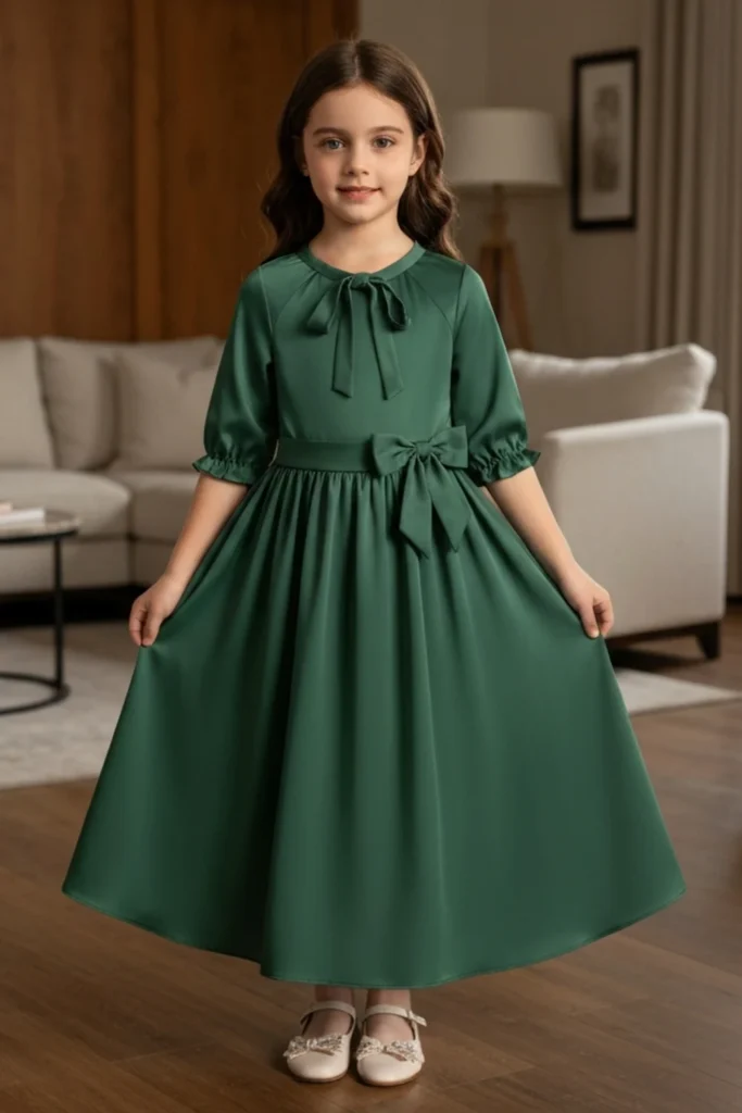 Green Toddler Dress
