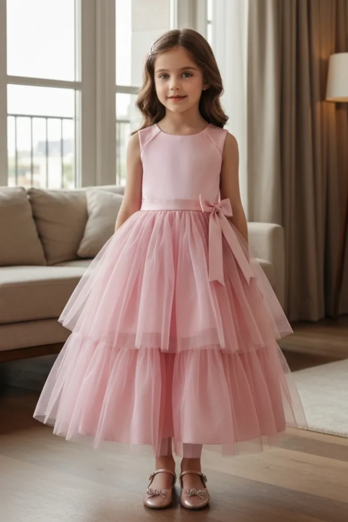 Kids Satin Dress