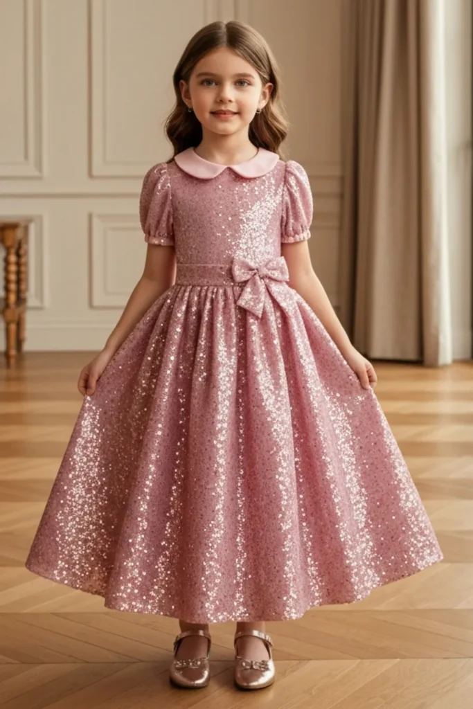 Sequin Kids Dress