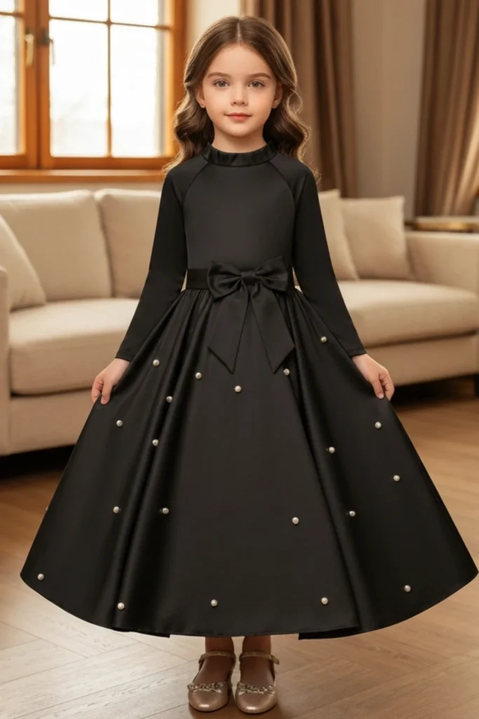 Girls Black Dress