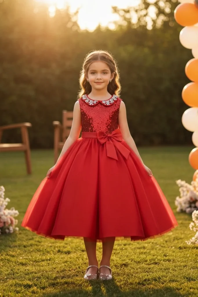 Red Toddler Dress