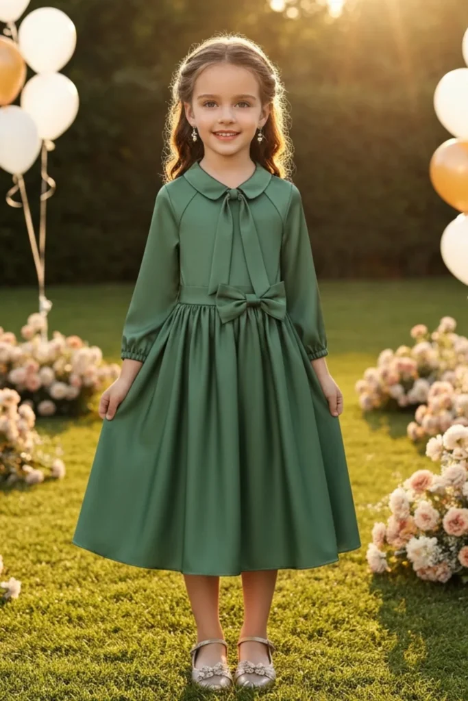 Green Toddler Dress