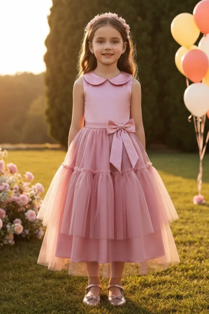 Kids Satin Dress