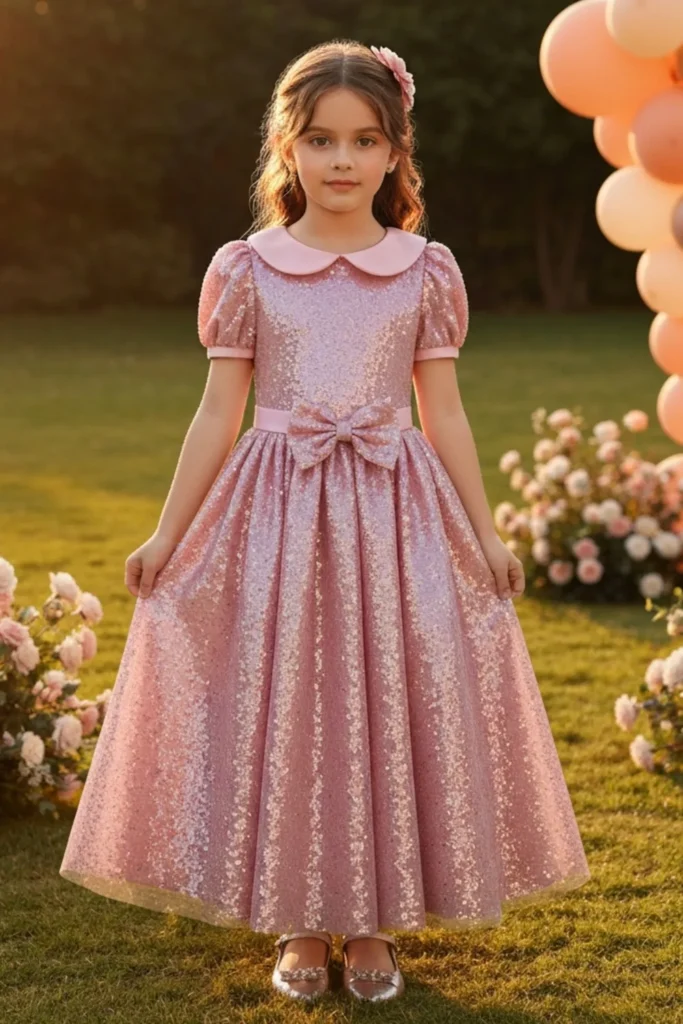 Sequin Kids Dress