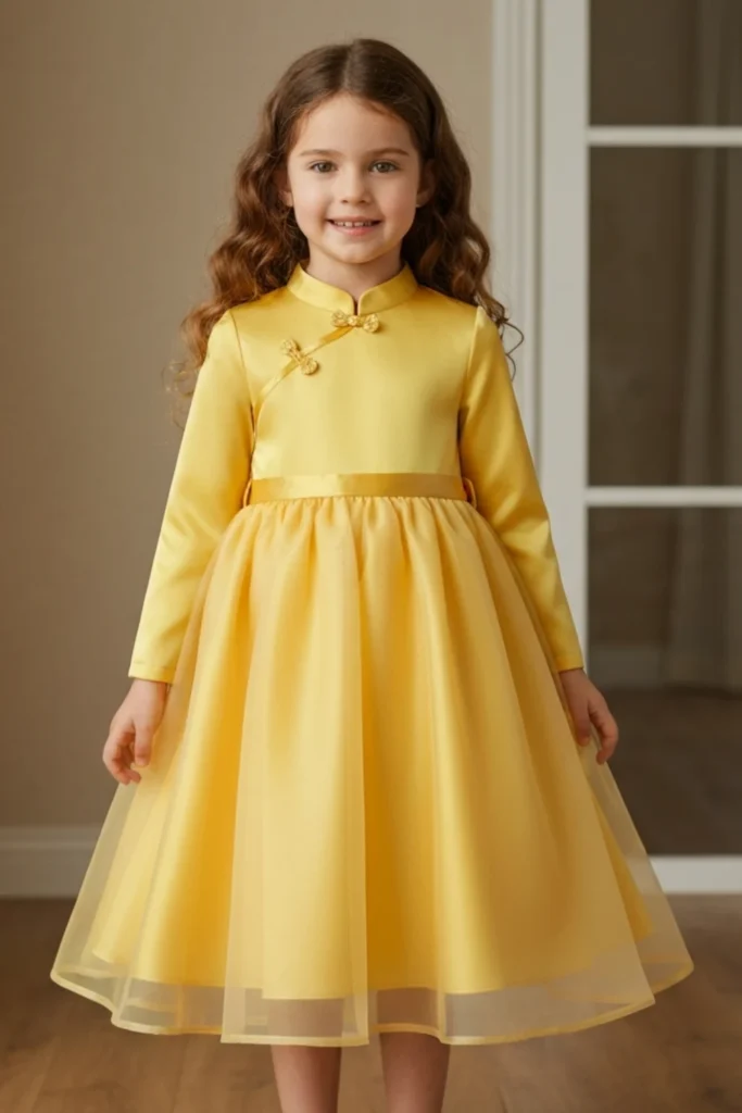 Kids Yellow Dress