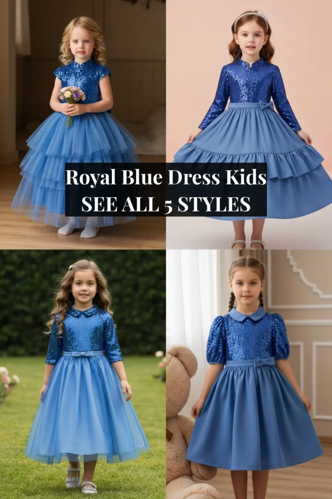 Royal Blue Dress Kids