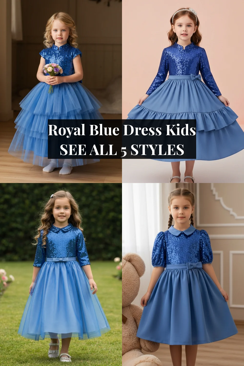Royal Blue Dress Kids