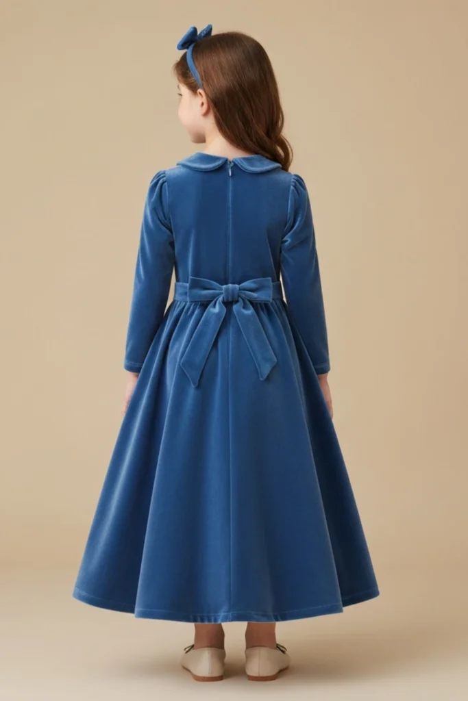 Velvet Dress For Kids