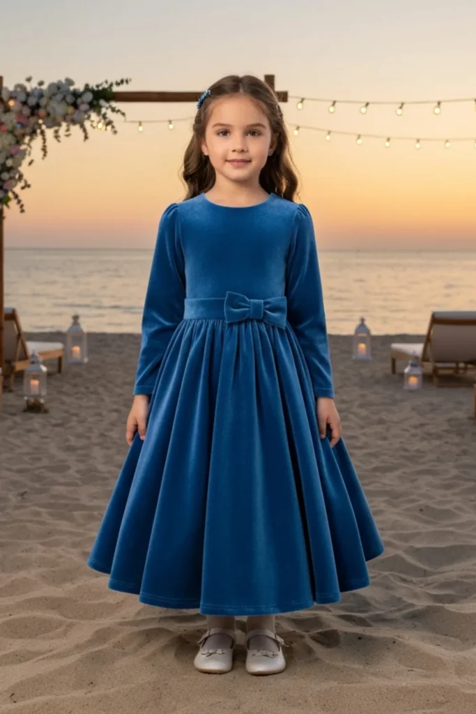 Velvet Dress For Kids